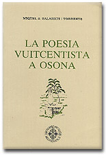 La poesia vuitcentista a Osona (Ed- 1989)