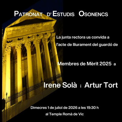 Invitació Membres Mèrit 2025