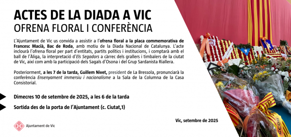 Diada 2025 a Vic