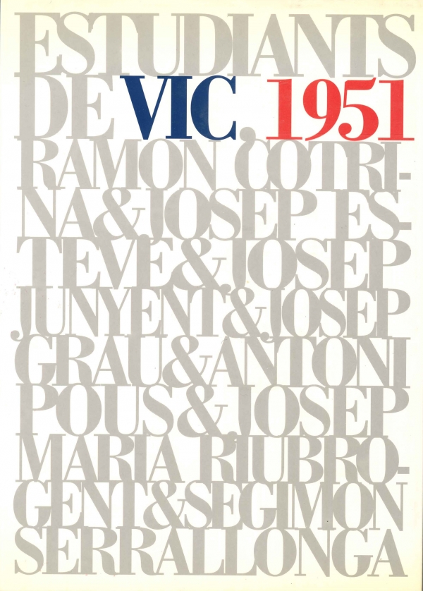 Estudiants de Vic, 1951 (Ed 2002)