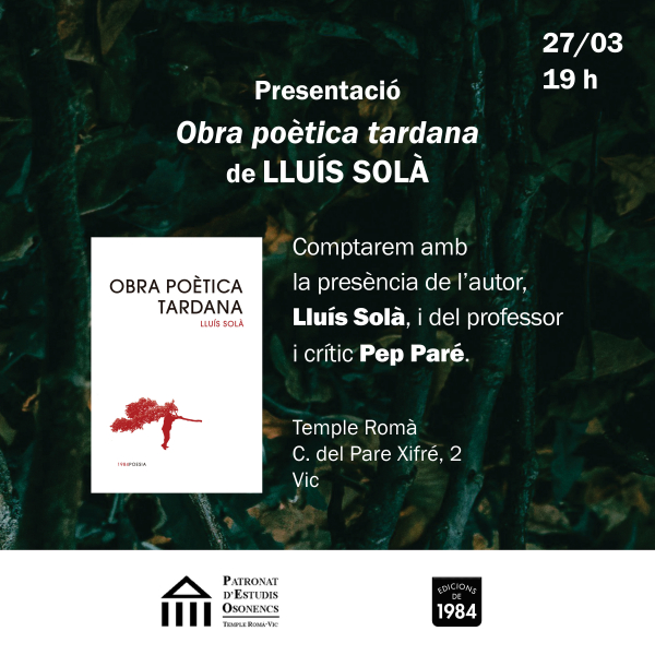 Obra poètica tardana